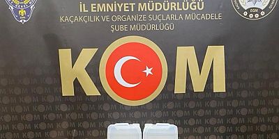 Şiran’da etil alkol ele geçirildi