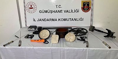 Şiran’da Tarihi Eser Operasyonu