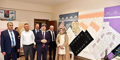 Şiran Halk Eğitimi Merkezinde Yılsonu Sergisi Açıldı
