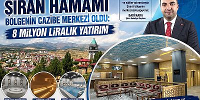 Şiran Hamamı Bölgenin Cazibe Merkezi Oldu: 8 Milyon Liralık Yatırım