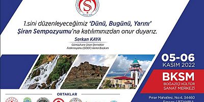 Şiran Sempozyumu 5-6 Kasım’da Sarıyer’de yapılacak