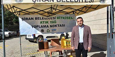 Şiranda  Atık Yağ Getirene Ödül: Birinciye 3 Çeyrek Altın