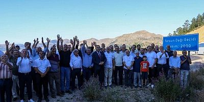 Şiranlılar Tersun Dağı'na tünel istiyor