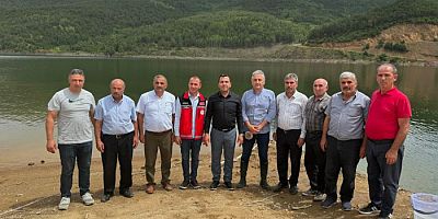 Söğütlü Göleti'ne 'Anaç Alabalık' Bırakıldı.