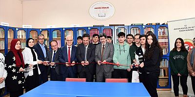 Sosyal Bilimler Lisesinde Atatürk Kitaplığı’nın açılışı yapıldı