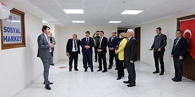 SOSYAL MARKET GÜMÜŞHANEDE AÇILDI.