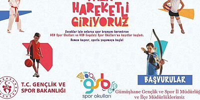 Spor Okulları 29 Haziran’da başlıyor