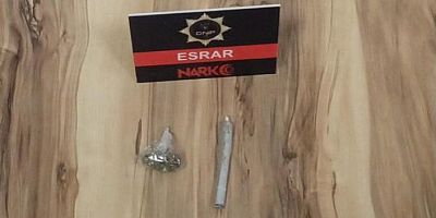 Süleymaniye yolunda esrar ele geçirildi