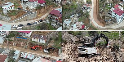 Tanjant yolda genişletme çalışmaları devam ediyor