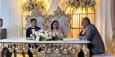 Tekke Beldesinde 10 Yıl Sonra İlk Nikah Kıyıldı