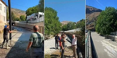 Tekke Şöbet Deresi’nde Beton Döküm Çalışmaları Tamamlandı