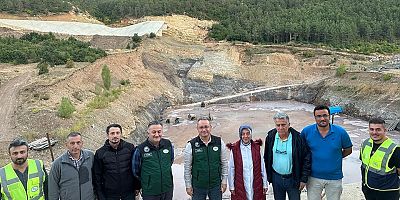 TERSUN BARAJINDA ÇALIŞMALAR DEVAM EDİYOR