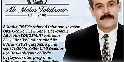 Tokdemir Kabri Başında Anılacak