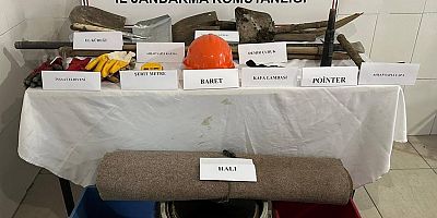 Torul’da Kaçak Kazıya Jandarma Operasyonu