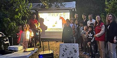 TORUL GENÇLİK MERKEZİ SİNEMAYI KÖYLERE TAŞIDI