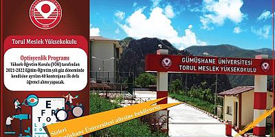 Torul Optisyenlik Programı İlk Öğrencilerini Bekliyor
