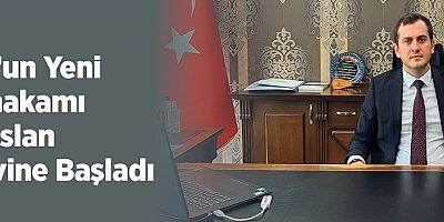 Torul’un Yeni Kaymakamı Kılıçaslan Görevine Başladı
