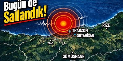 Trabzon ve Gümüşhane'de Yine Deprem Oldu: Peş Peşe Yeni Veriler Geliyor!