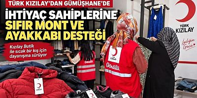 Türk Kızılay Gümüşhane Şubesi’nden İhtiyaç Sahiplerine Giyim Yardımı