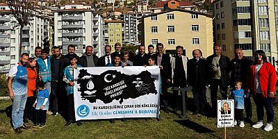 Ülkü Ocakları çınar ağaçlarını toprakla buluşturdu