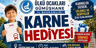 Ülkü Ocakları öğrencilere özel karne şenliği düzenleyecek