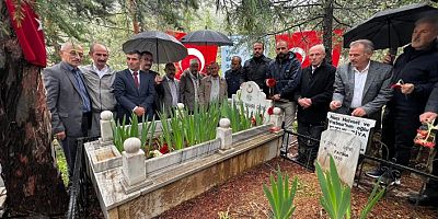 Ülkücü Şehit Yusuf Bahri Genç kabri başında anıldı