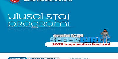 Ulusal Staj Programı Başvuruları Başladı