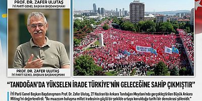 Ulutaş: “Tandoğan’da Yükselen İrade Türkiye’nin Geleceğine Sahip Çıkmıştır”