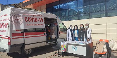  ÜNİVERSİTE KAMPÜSÜNE AŞI İSTASYONU KURULDU 