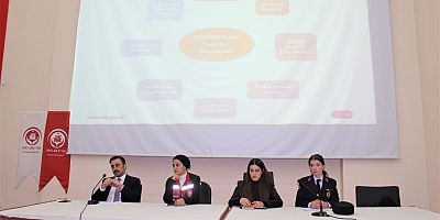 Üniversite öğrencilerine kadına yönelik şiddet farkındalık eğitimi verildi