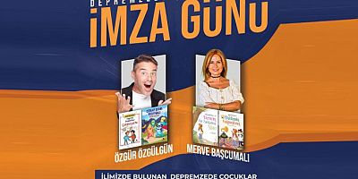 Ünlü Yazarlar Özgülgün ve Başcumalı depremzede çocuklar için geliyor