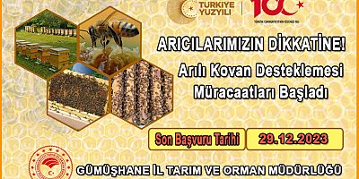 Üreticinin dikkatine: Arılı kovan desteklemesi müracaatları başladı!