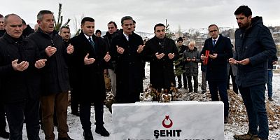 Vali Baruş Şehidimizin Anma Programına Katıldı