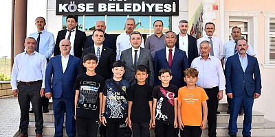 Vali Tanrısever Köse İlçesinde İncelemelerde Bulundu
