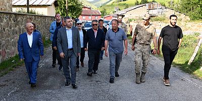 Vali Tanrısever Köy Gezilerine Devam Ediyor