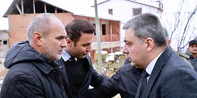 Vali Tanrısever, Şiran Telme Köyünde Şehit Ailesini Ziyaret Etti