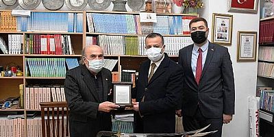 Vali Taşbilek’ten Tarihçi-Yazar Üçüncüoğlu'na Ziyaret