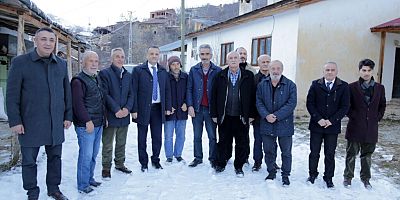Vali Taşbilek’ten yılın son günlerinde köy ziyaretleri