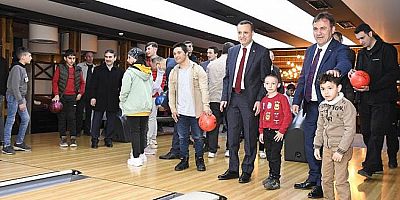 Vali Taşbilek Yetim Çocuklarla İftar Yaptı, Bowling Oynadı
