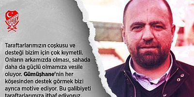 Yakut’tan maç değerlendirmesi