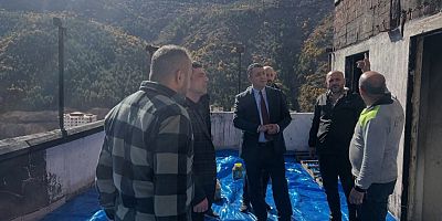 Yangın Mağduru Aileye Geçmiş Olsun Ziyareti