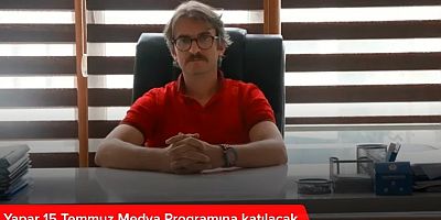 Yapar 15 Temmuz Medya Programına katılacak