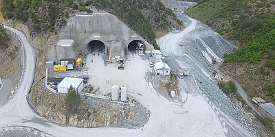 Yeni Zigana Tüneli inşaatında ışığı görmeye 350 metre kaldı