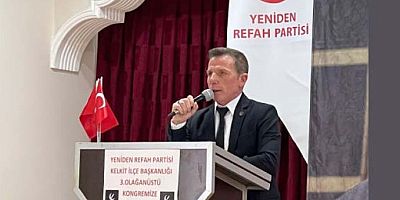 Yeniden Refah Partisi Kelkit İlçe Başkanı Güven Tazeledi