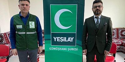Yeşilay Gümüşhane Şubesinde bayrak değişimi