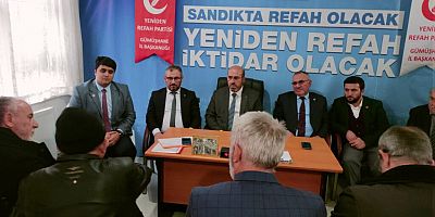 YRP Genel Merkez Teşkilat Başkan Yardımcısı Basri Çayır, Gümüşhane’ye Geldi