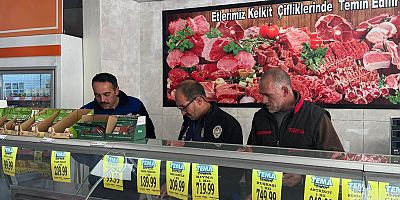 Zabıta Ekiplerimizden Kasap İşletmelerine Sıkı Denetim