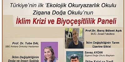 Zigana Doğa Okulu İklim Krizini Bursa’da masaya yatıracak