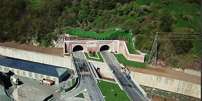 Zigana Tüneli'nden 1 milyon 100 bin araç geçti 