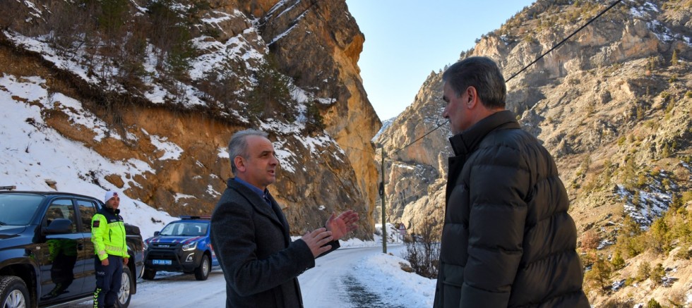 Vali Baruş’tan Yağlıdere ve Olucak köylerinde inceleme